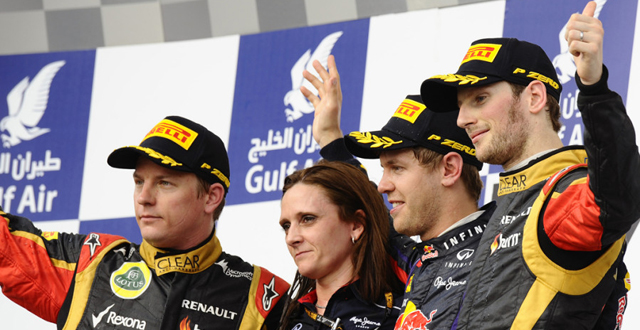 Vettel recupera el podium
