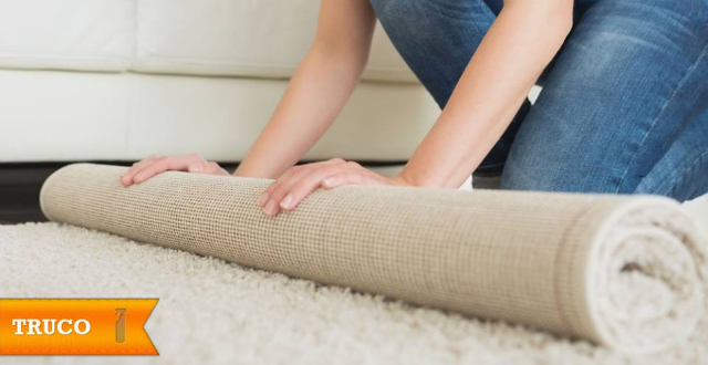 Elimina las marcas de las alfombras